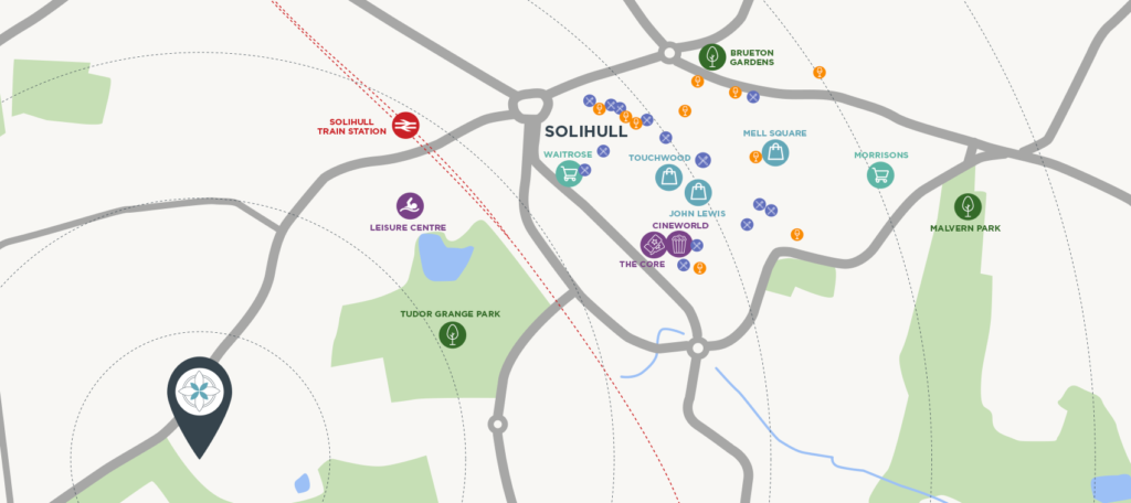 Solihull Postcode Map The Area - Alfred Place